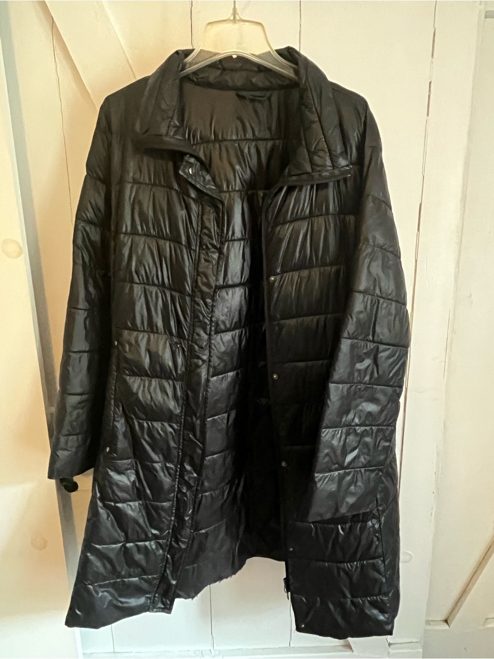 Black Quilted Women’s Coat